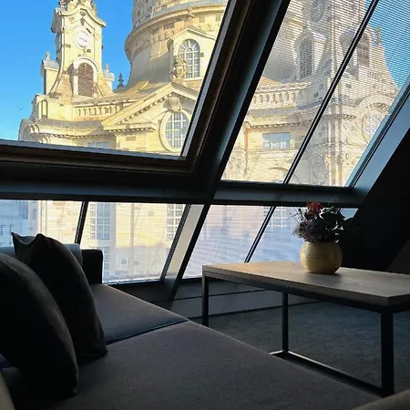 Familienapartment Mit Panoramablick Zur Frauenkirche דירה *
