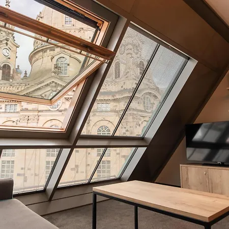Familienapartment Mit Panoramablick Zur Frauenkirche * דרזדן